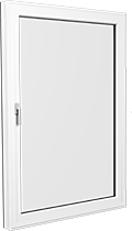 Closed tilt & turn window